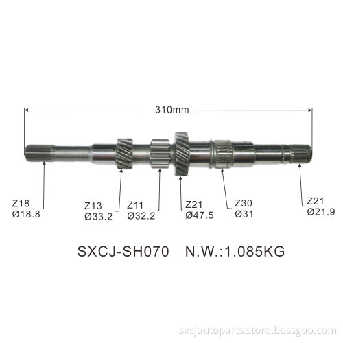 oem9071585 Auto Parts Transmission GEAR SHAFT FOR SAIL 1.2